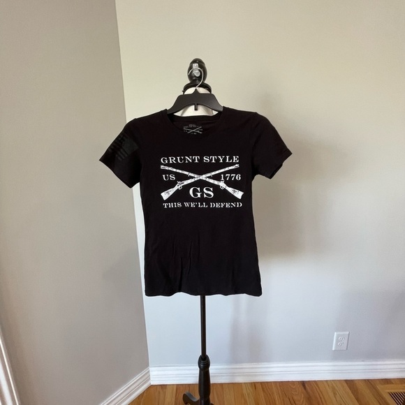 Grunt Style black logo tee shirt in a size small - Picture 11 of 15